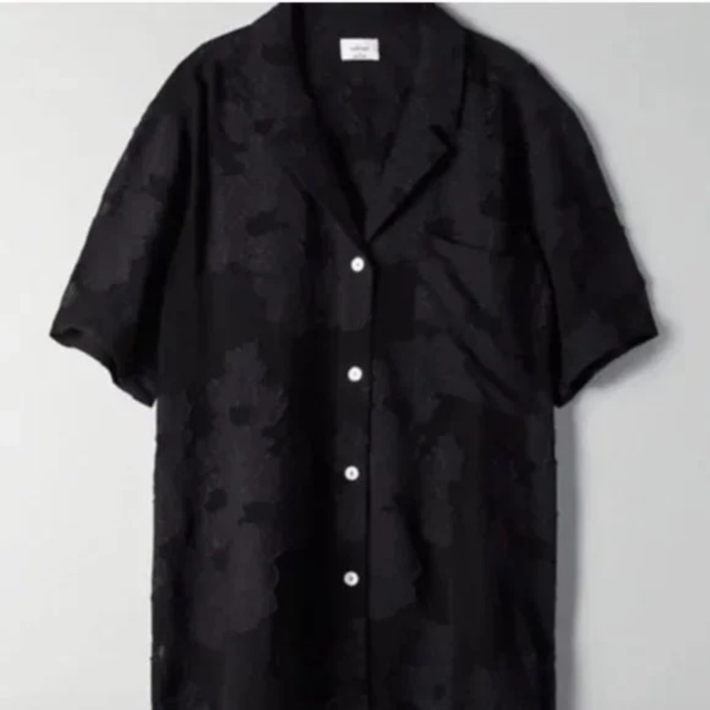 Wilfred Atticus Button up Blouse - Black